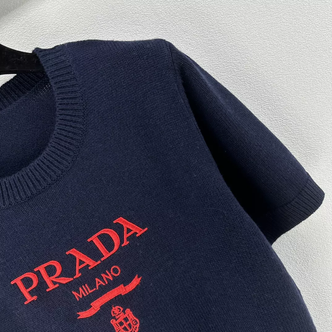 prada sweater manches courtes pour femme s_127a5011